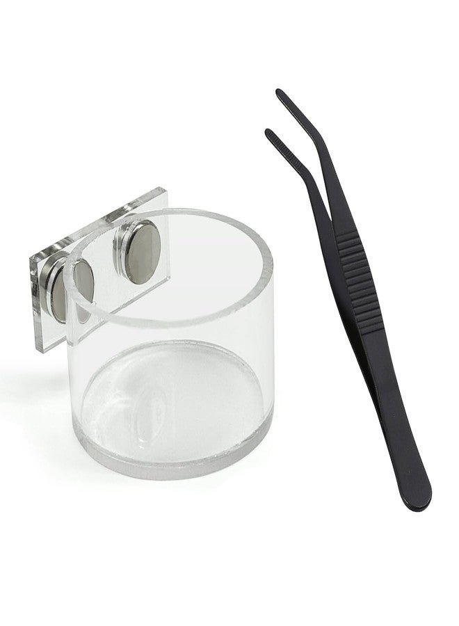 Julang Jumping Spider Feeding Dish Set, Magnetic Water Bowl, Reptile Feeding Tongs, Jumping Spider Enclosure Accessories - Image 1